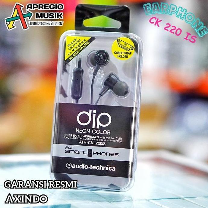 HARGA DISC - Audio Technica ATH CKL 220is ATH-CKL 220 iS In-Ear Headphone with Mic