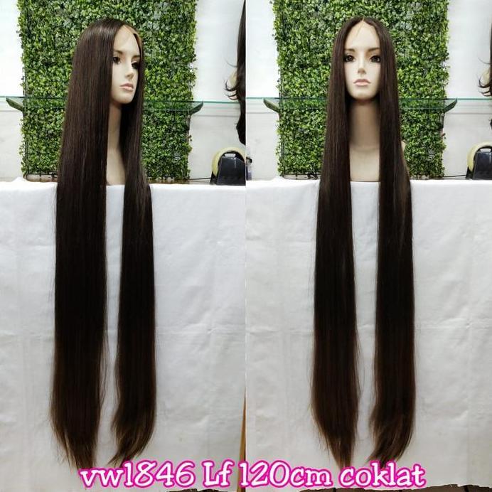 wig lacefront long 120cm lurus vw 1846