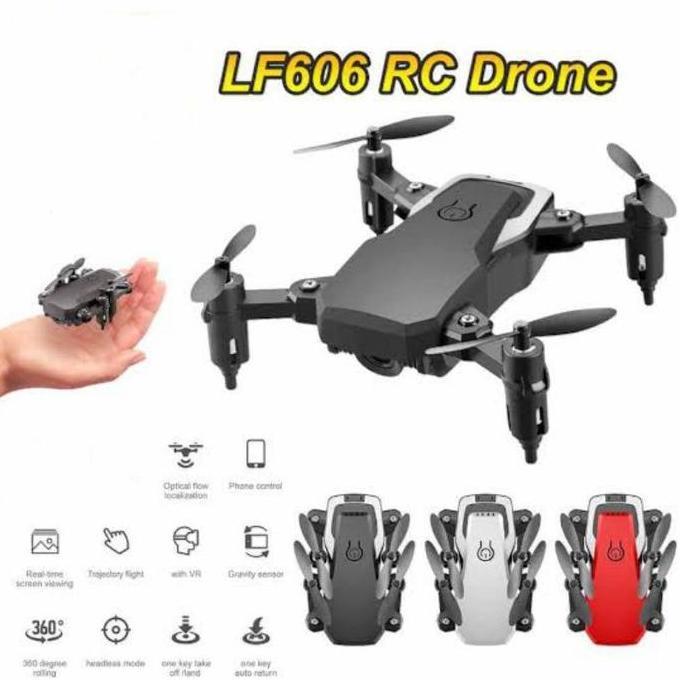 TERMURAH - Drone LF606 Kamera / Drone Camera LF606 FPV Quadcopter Foldable HD Alt