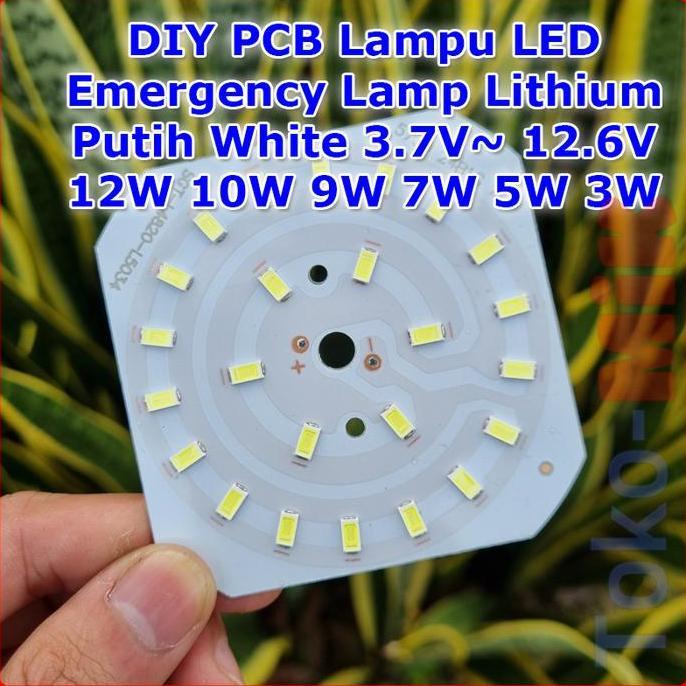 Modul Led 5050 5730 Putih Pcb Alunium 1W 3W 5W 7W 9W 10W 12W 3V-12V