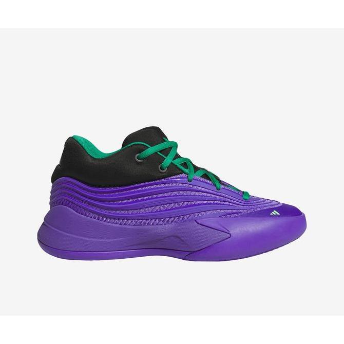 Sepatu Basket Anak Adidas Dame 10 Purple JP8636