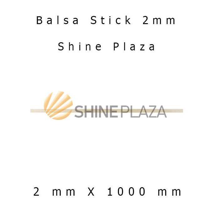 Kayu Balsa Stik 2mm - Balsa Stick 2 mm - Bahan Maket Khusus Gosend