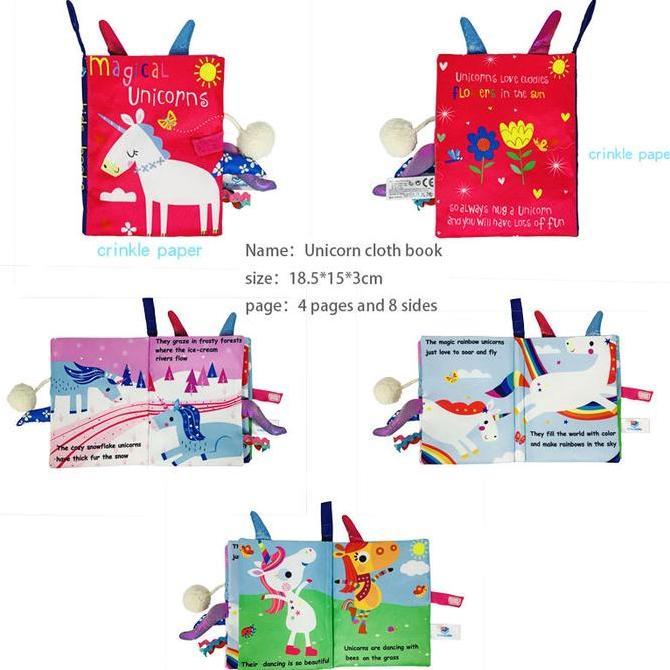 Soft Book Bayi Newborn Tails Ekor, Softbook Baby