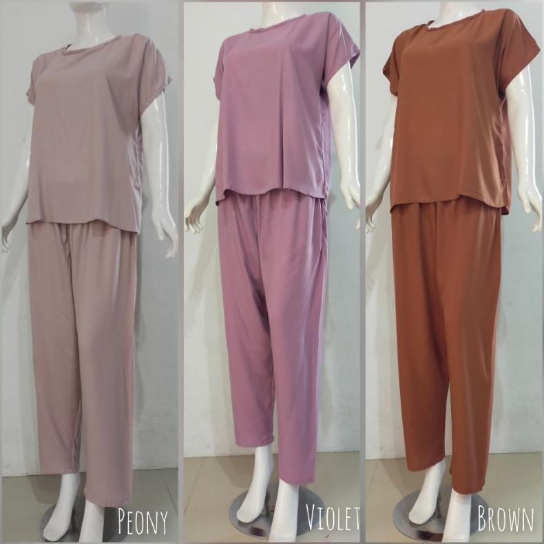 Terbaru Vsilka Baju Tidur Rayon Polos / Pajamas Piyama Polos / Babydoll Polos Adem