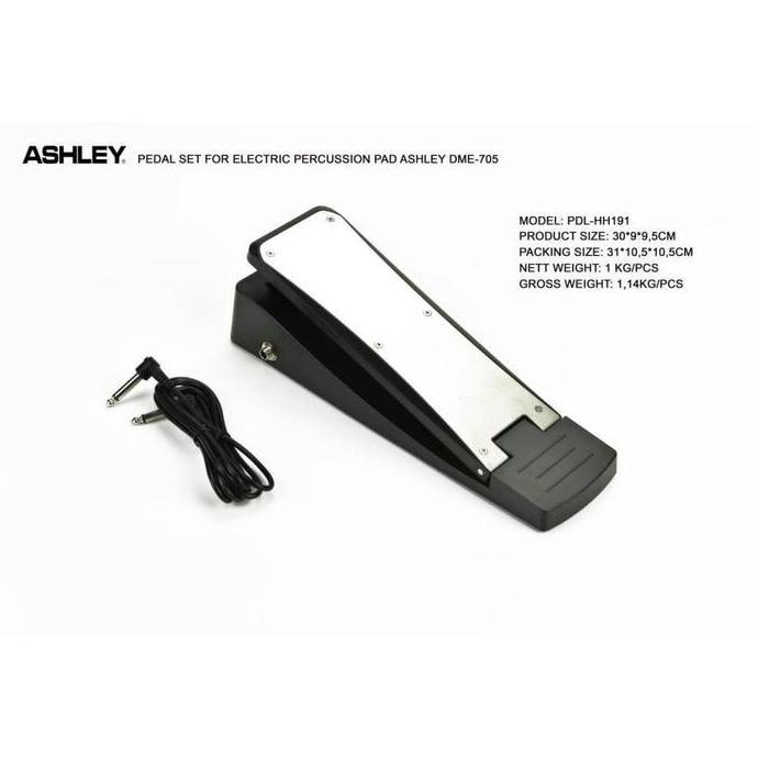 Grosir Paket Drum Pad Elektrik Ashley Dme 705 Dme705 Original Bonus Tripod + Pedal