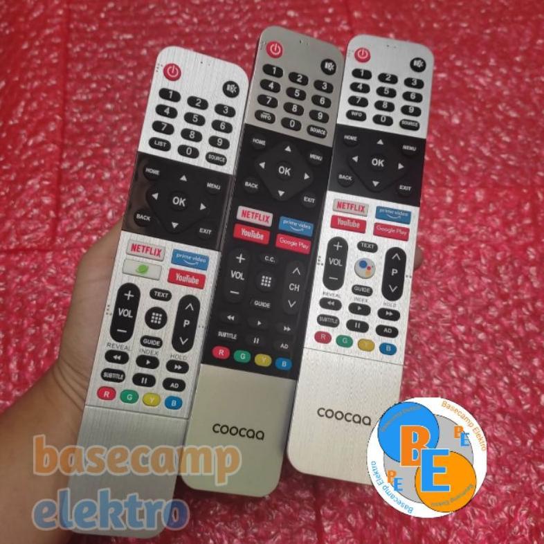 Remote COOCAA Android TV Model Baru 100% Original Support Bluetooth Google Voice Assistant Remote TV