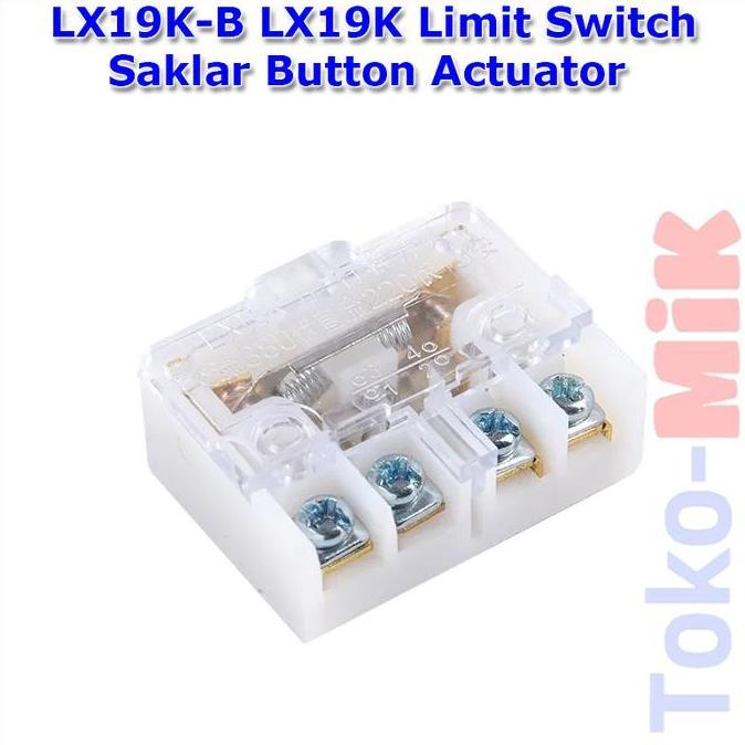 Lx19K-B Lx19K Saklar Lit Switch Button Actuator Saklar Injak No/Nc