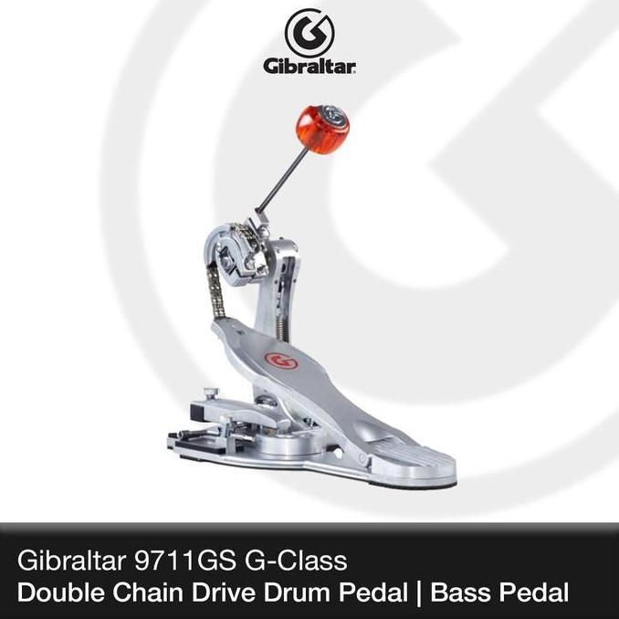 Sale Gibraltar 9711Gs G-Class Double Chain Drive Drum Pedal | Bass Pedal