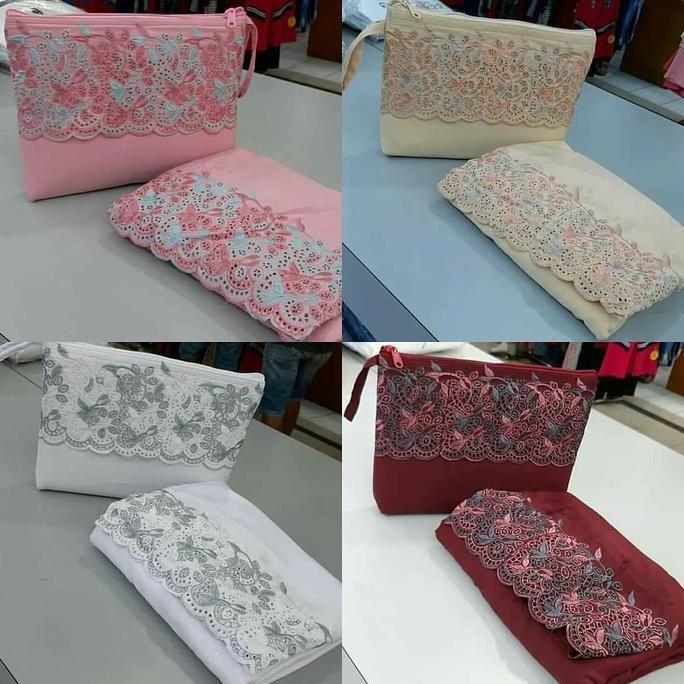 mukena putih jumbo premium