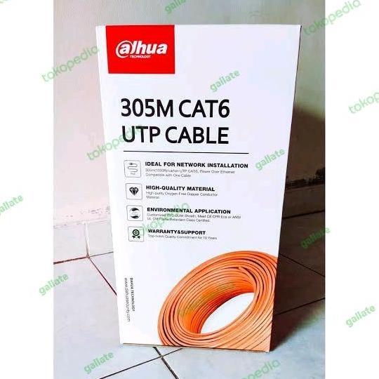 Murah Kabel Utp Cat 6 Dahua Cat6 Dahua 305M Kabel Lan Cat6 Dahua