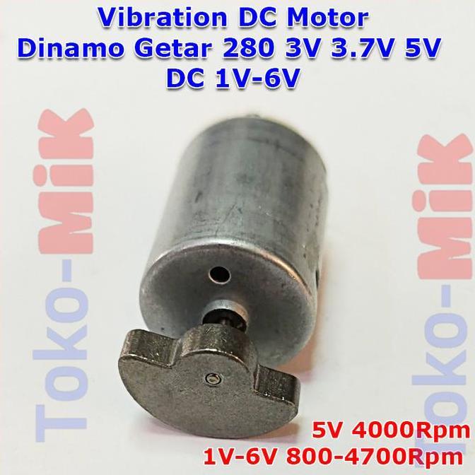 Dinamo Motor Ge Vite Vition 280 Rs-280 Dc 5V 3.7V 4.2V 1V-6V Penghasil Gean Goyangan