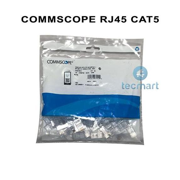 Grosir Amp Commscope Connector Rj45 Cat5 Rj-45 Cat.5E