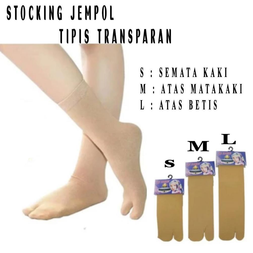 CUCI GUDANG Kaos Kaki Stoking Jempol Tipis / Stoking Warna Kulit Wanita