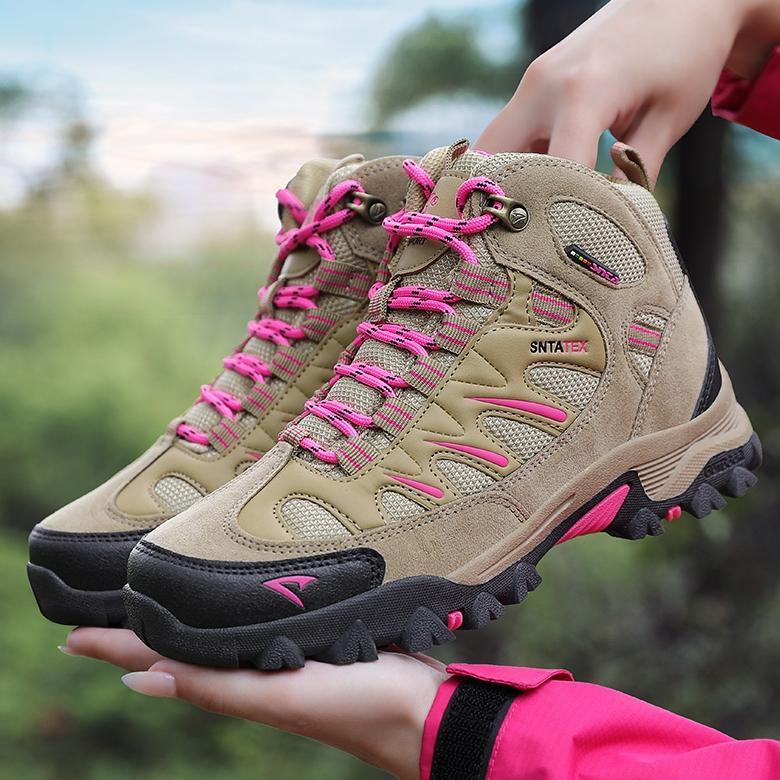 Official Sepatu Gunung Wanita Snta 613 / 615 / 617 Semi Waterproof Hiking Outdoor Boot Free Tali Cad