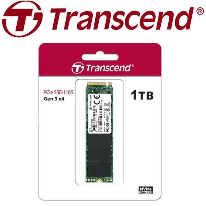 Transcend TS1TMTE110S NVMe PCIe Gen3 x4 M.2 1TB SSD