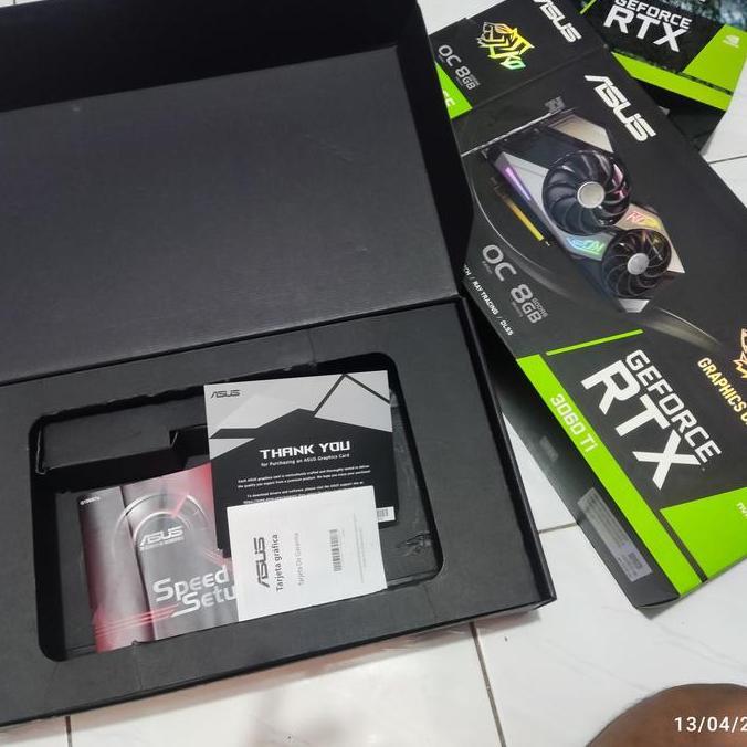 Dus Box Asus KO RTX 3060 ti 8gb DUAL OC Original imei