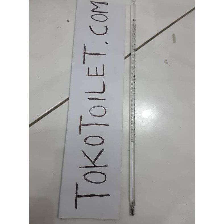 Thermometer Batang Panjang 30 Cm Liquid Silver Pengukur Suhu 200 C Termometer Kaca 200 Derajat Air R