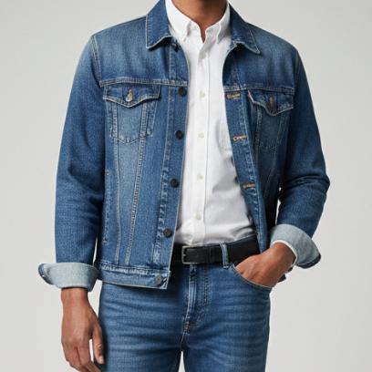 CUCI GUDANG JB BOSS JAKET DENIM PRIA WORK JACKET