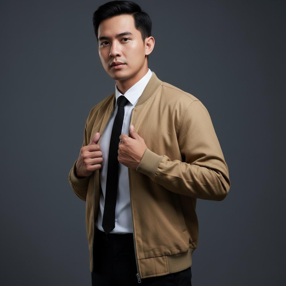 BEST DEALS Jaket Bomber Pria Jacket Bomber Canvas tebal bomber Pria Man