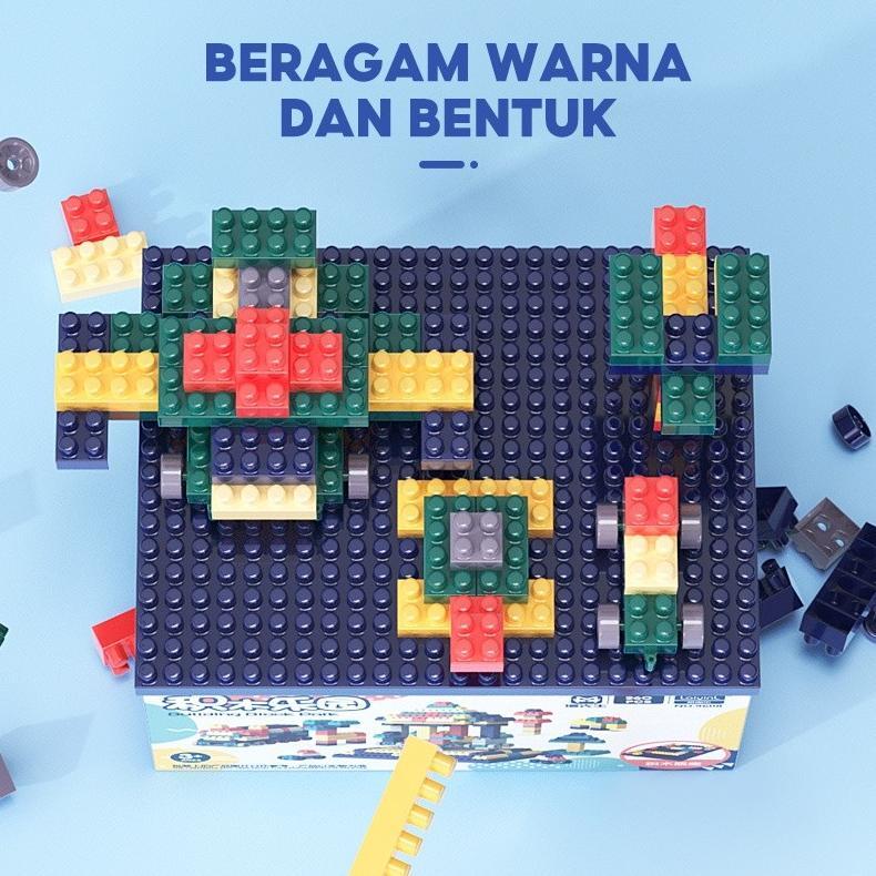 NEW ARRIVAL OHSOME - Mr. man 260pcs puzzle building blocks/Gift/ partikel berukuran besar/DIY/SNI/36