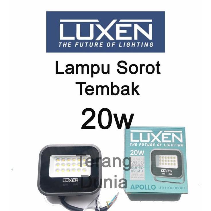 Ready Lampu Tembak Luxen 20w Lampu Sorot Luxen 20w Lampu Luxen 20w