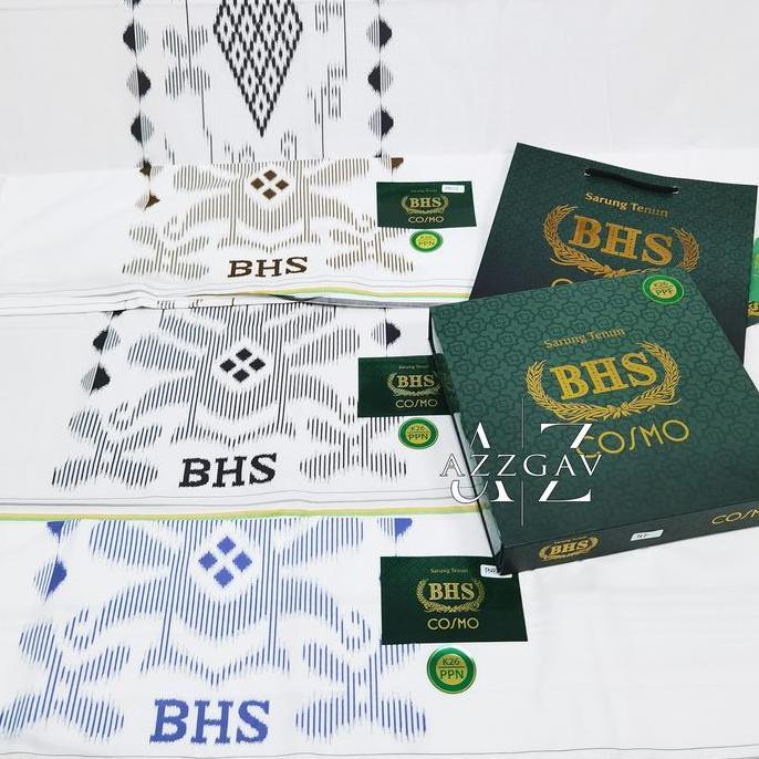 Sale Bhs Sarung Cosmo Hitam & Motif Lengkap Gold & Silver, Original 100% Sarung Pria Terlaris Dan Te