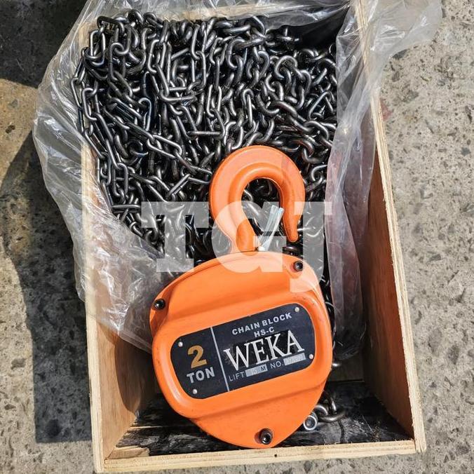 Chain block weka 2 ton x 3M 5M 6M 10M 12M 15M katrol takel 2 ton