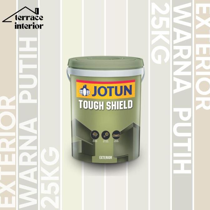 Cat Tembok Tough Shield Jotun warna Putih 25 kg