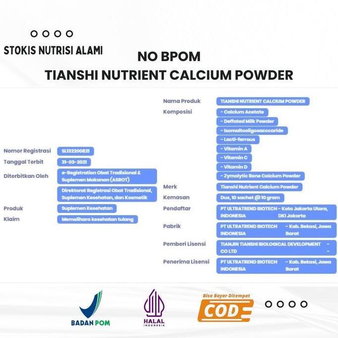 Lansungkirim- Paket Nutrisi Alami Sir - Nutrisi Alami Sir Ambeien - Tiens Chitin Chitosan - Tiens Zi