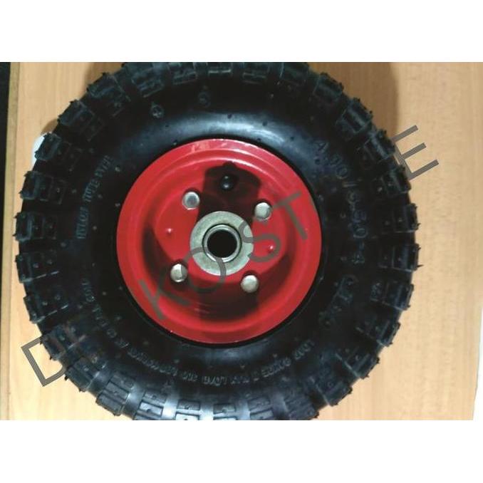 Roda Gerobak Pneumatic (Roda Angin) Ukuran 10" (Wheel Only)