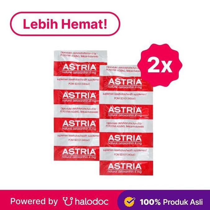 Lansungkirim- Astria 4 Mg 2 Strip (4 Kapsul/Strip)