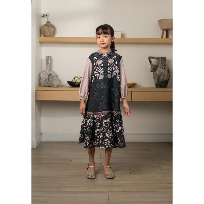 Klamby - Siara Dress Girl Aurora Black