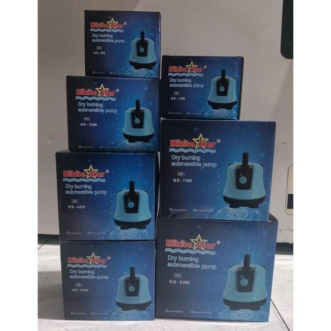 NIKITA STAR DRY BURNING SUBMERSIBLE PUMP / POMPA DASAR AQUARIUM
