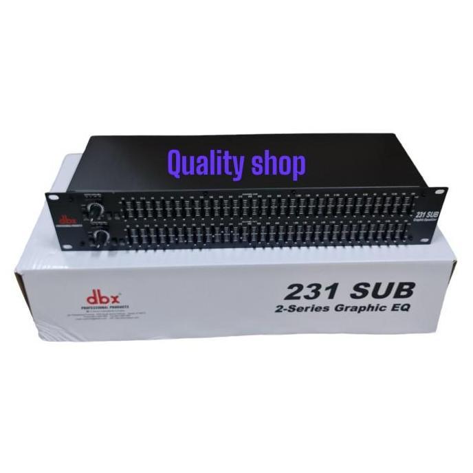 EQUALIZER DBX 231 Sub baru 31 CH