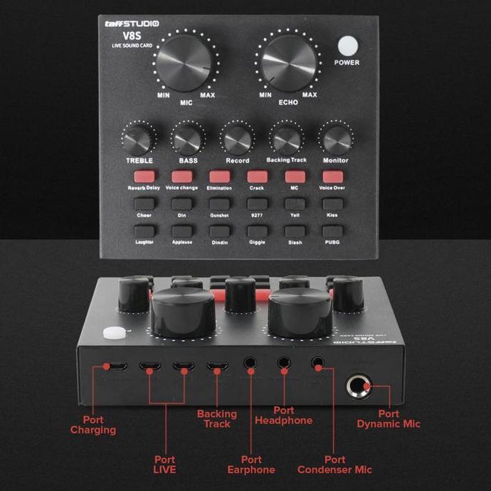 New Soundcard V8 V8s V8u V8plus Original Taffstudio