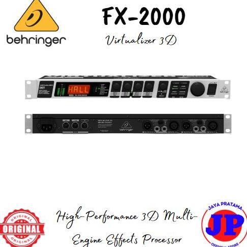 Behringer Virtualizer 3D FX2000 Effect Vocal Original Efek FX-2000