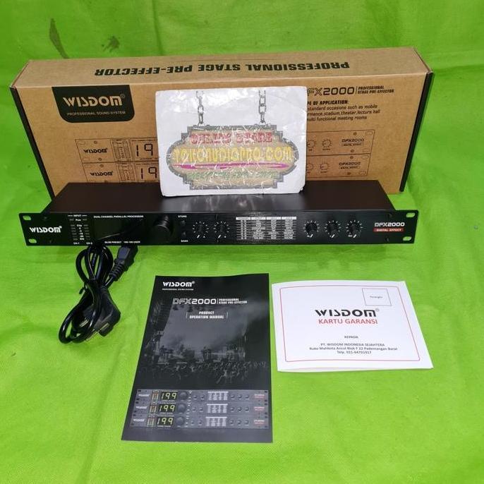 Wisdom DFX2000 Effects Processor Wisdom DFX2000 Digital Efek vokal