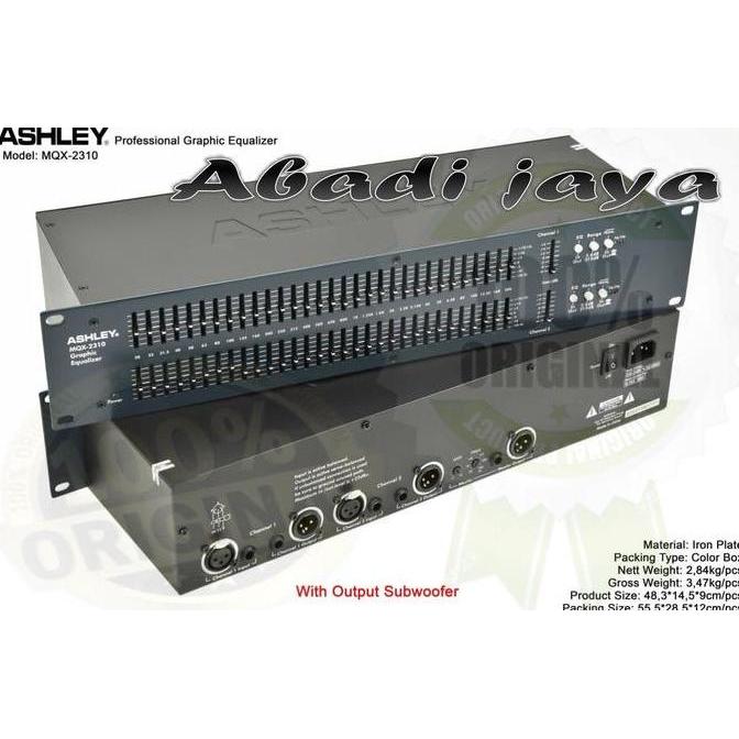 equaliser ashley mqx 2310 mqx2310 original