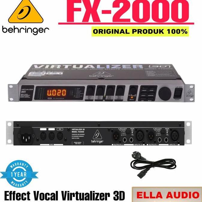 Behringer Virtualizer FX2000 3D Multi Efek Vocal fx2000 3d