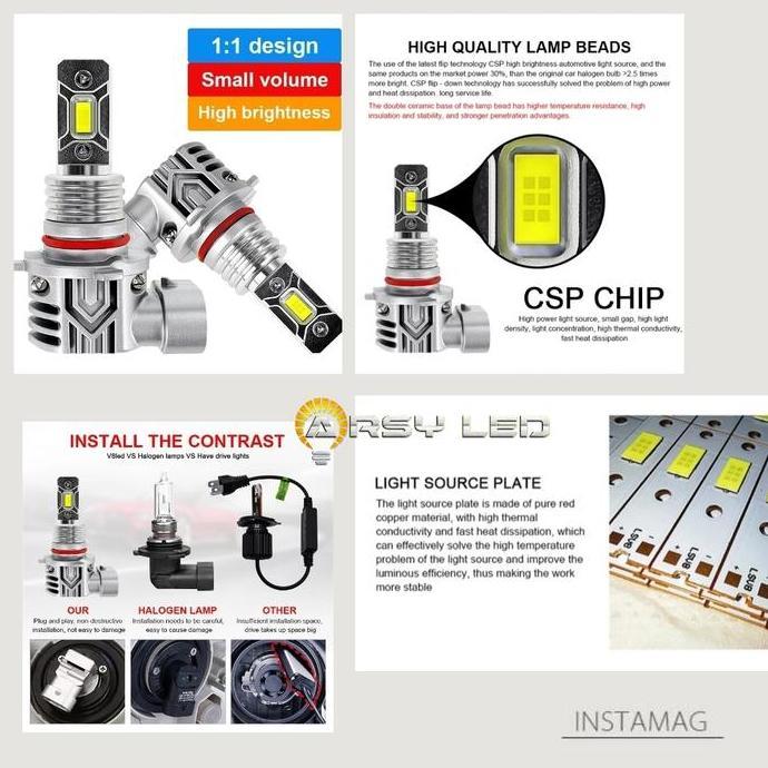 Lampu LED Foglamp H16 X5 Avanza Xenia Sigra Calya Innova Rush Terios