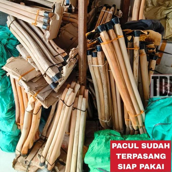 Cangkul Tanah Siap Pakai Pacul Adukan Sudah Terpasang