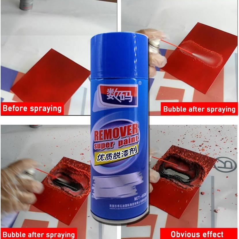 Paint Remover Cairan Perontok Cat Pernis Kayu Logam Tembok 450ML