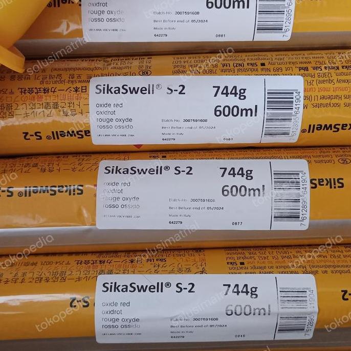 sikaswell s2 / sika swell s-2 / waterstop dodol 600ml