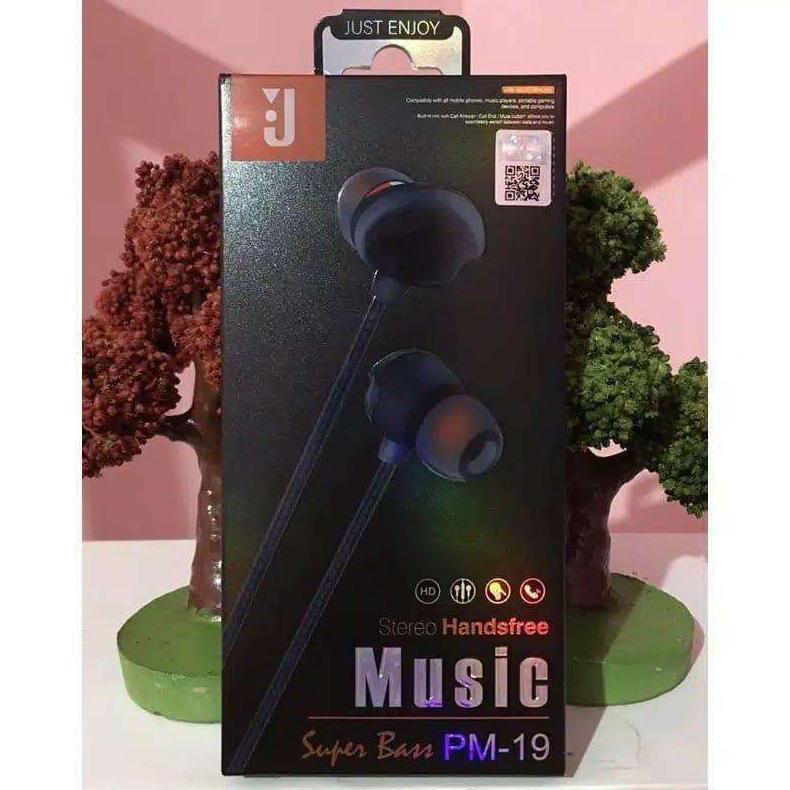 CUCI GUDANG HEADSET EARPHONE JBL PM-19 EXTRABASS HANDSET HANDSFREE HF JBL PM-19 EXTRABASS MUSIC