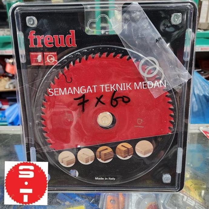 PISAU GERGAJI CIRCULAR SAW BLADE 7" X 60 T GIGI FREUD ITALY
