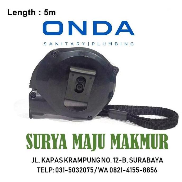 Pikadhamy - Meteran Otomatis Onda Mt M-Tul 5 Meter Ukur Mt M-Tul 5 M / Meter