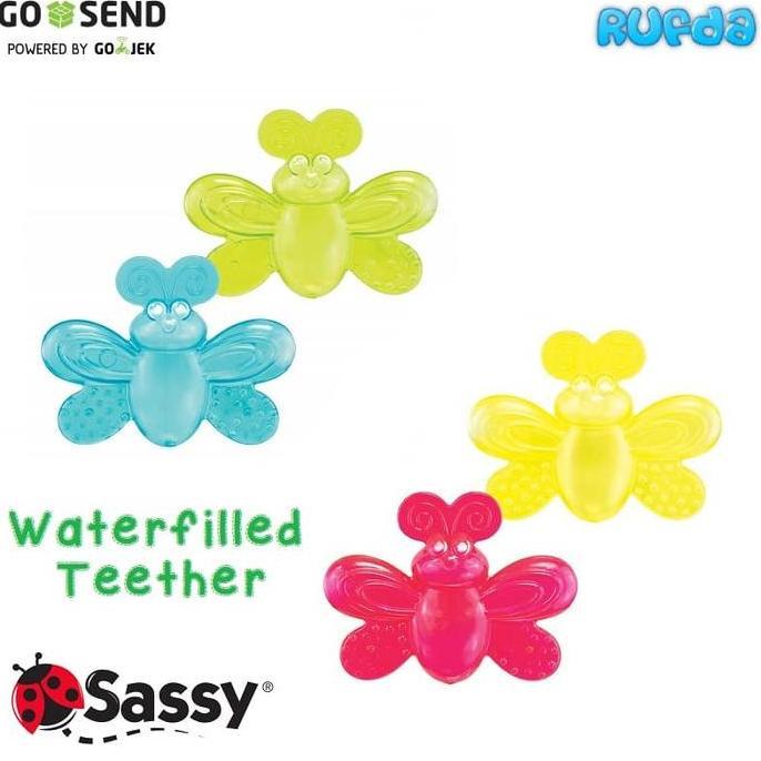 Sassy Water Filled Teethers Mainan Gigitan Bayi 3 Bulan Teether