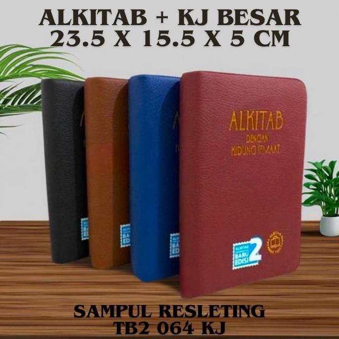 deri_fans - lai alkitab kristen kidung jemaat ukuran besar tb2 064 kj sampul resleting terjemahan ba