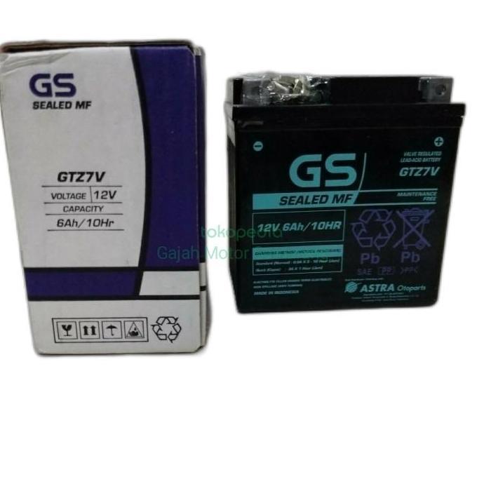 NEW Accu GS GTZ7V Accu Kering Motor Nmax Aerox 155 ori ASTRA