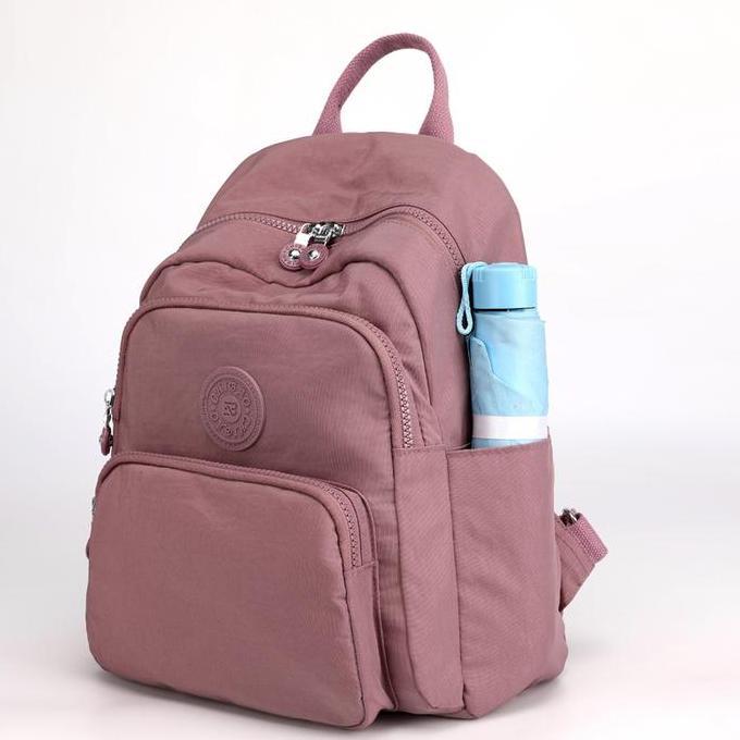 Tas Ransel Wanita - Chibao 3087 Anti Air Tas Ransel Wanita Tas Kerja & Jalan-Jalan Pink Backpack